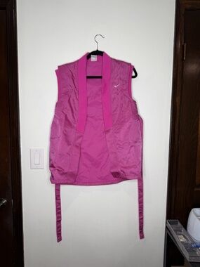 Nike Serena Williams Lightweight Repel Fire Pink Wrap/Vest Sz XS HM4958-663 NEW